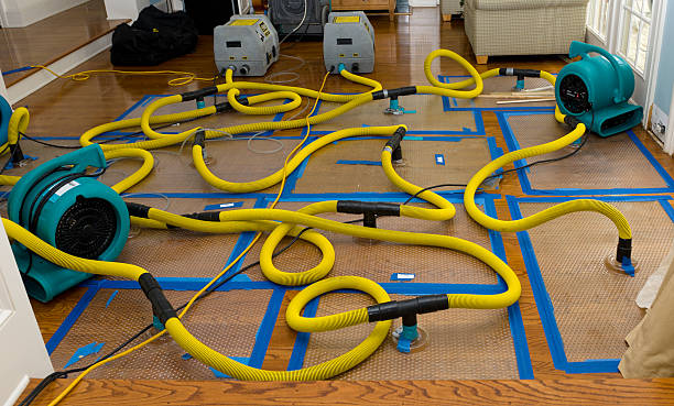 Professional Crawl Space Water Removal technician working in Highland, KS